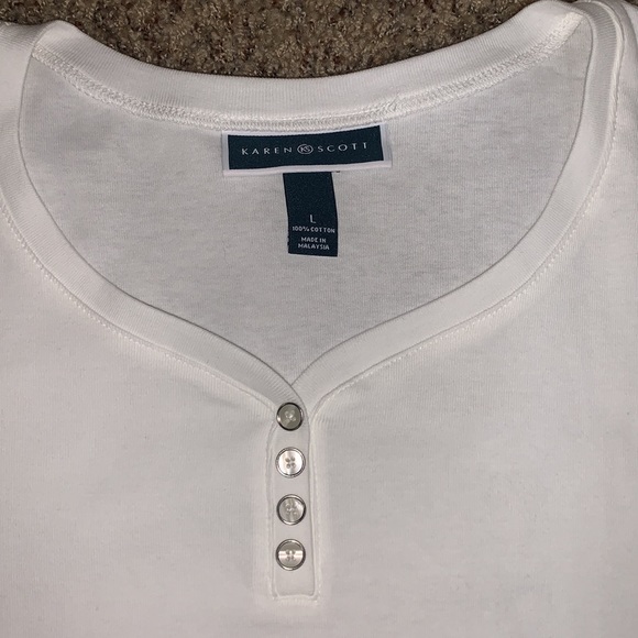 White Basic Tee - Picture 2 of 2